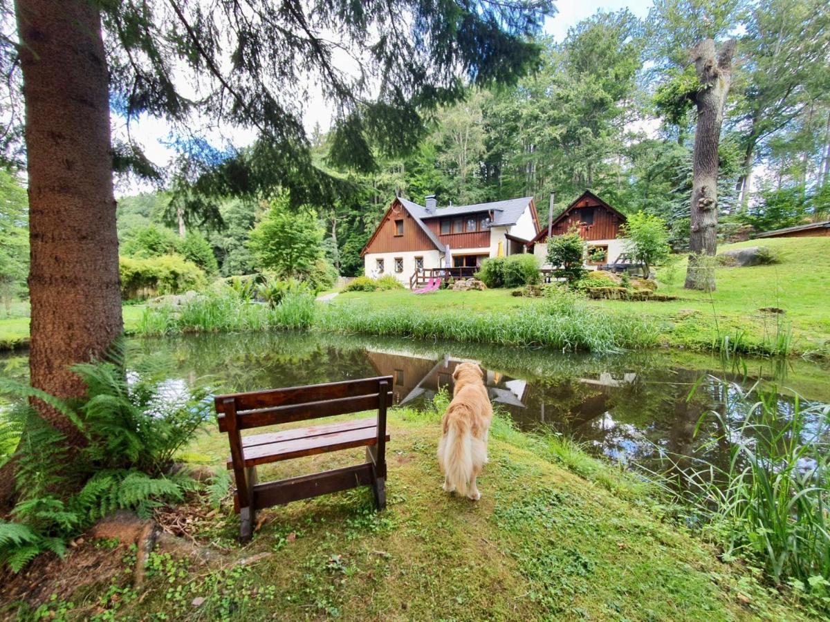 Ferienhaus Jaegerhaus Oppach Privathaus Villa Kültér fotó